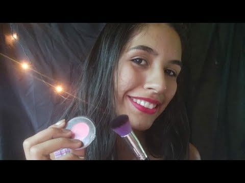 ASMR " FAZENDO MAQUIAGEM / MY MAKE #2