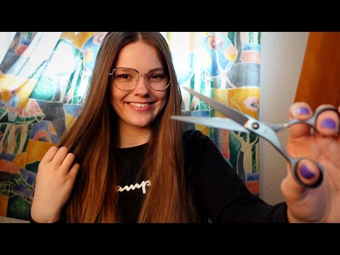 ASMR Hair Cutting & Whisper (Haircut ASMR)