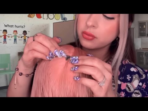 ASMR 30 minutes of School Nurse Lice Plucking 🐜🪮 (compilation)