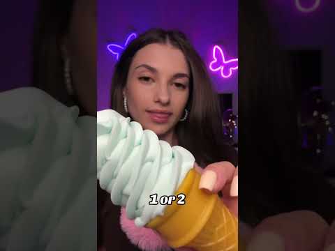 1 or 2? #relax #mouthwhisper #asmr #tingles #visualtingle #challenge #triggersforsleep #mouthsounds