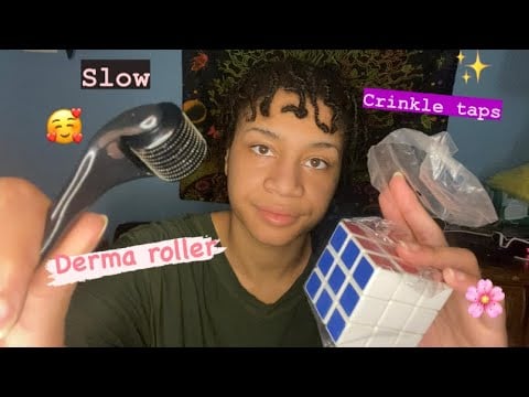 ASMR - Derma Roller with Crinkle Taps (Alan)
