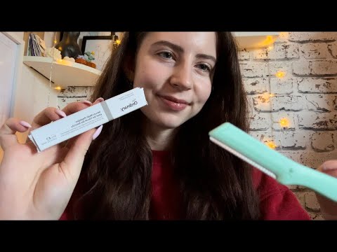 ASMR - Shaping your Brows 🌺 (No Talking)