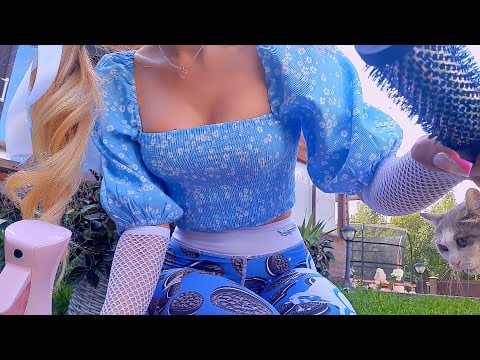 Fast and Aggressive ASMR Haircut ✂ Very Chaotic outside