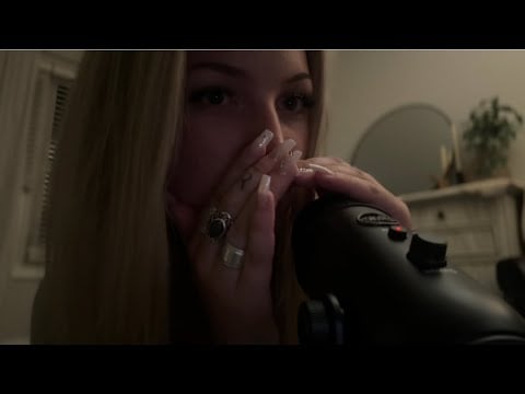 ASMR cupped whisper positive affirmations + hand movements 🫶🏻🫂