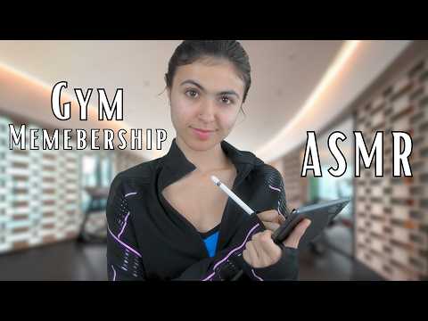 ASMR Getting a Luxury Gym Membership! 💪🏼