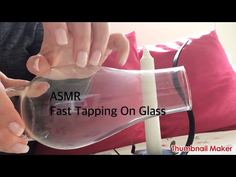 ASMR Fast Tapping On Glass