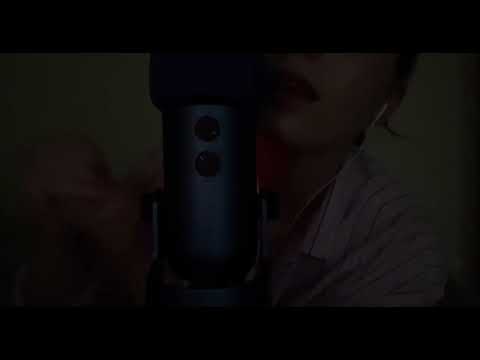 ASMR lotion sounds ✨ I hand movements I repeating reassuring phrases for sleep I dark background