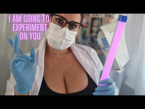 ASMR medica experiment  doctor EXPERIMENTAL EXAM PERSONAL ATTENTION