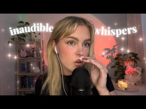 ASMR SUOMI inaudible kuiskailuja ja visuaalisia triggereitä