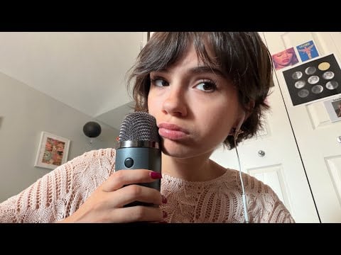 ASMR sensitive mouth sounds 🌸