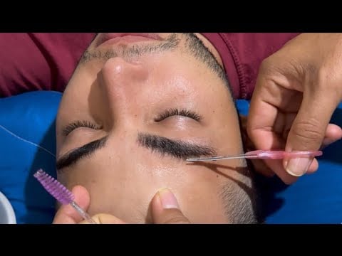 ASMR TIRANDO SOBRANCELHA MAS DE VERDADE 💆🏻‍♂️