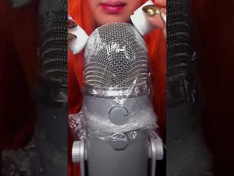 ASMR Glue Sticks on the Mic #asmr #tingles #shorts