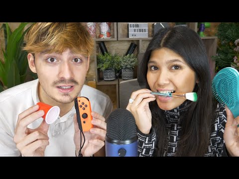 ASMR 100 TRIGGERS WITH MY BOYFRIEND