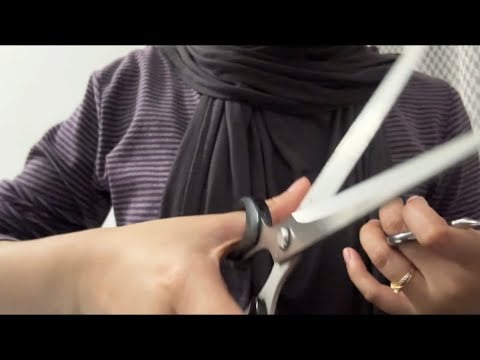 ASMR | Quick and aggressive hair cut roleplay (scissor sounds, personal attention)