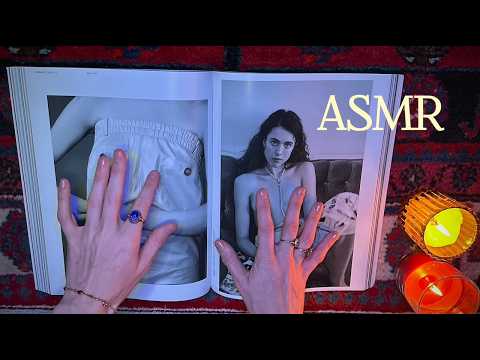 German ASMR ♡ Magazin durchblättern mit whispering, tracing, over-explaining