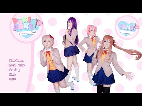 АСМР Добро пожаловать в литературный кружок! 📚 ASMR Doki Doki Literature Club! 🌸 Monika 🌸