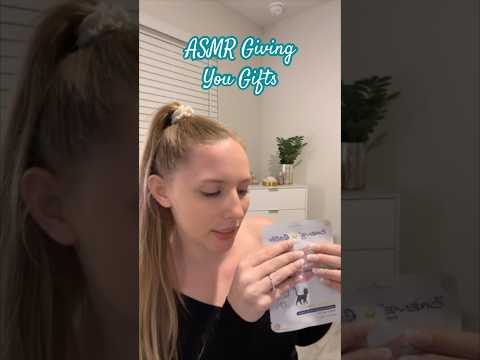 ASMR Giving You Gifts 🎁 #asmrvideos #asmrsound #shorts #tinglesasmr #asmr