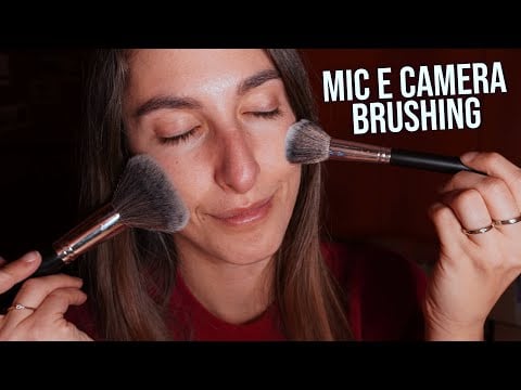 COCCOLE SUPER RILASSANTI 💆‍♀️ MIC & CAMERA BRUSHING 🩷 ASMR ita