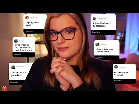 15 questions qui fâchent (Extrême droite, OnlyFan, mon salaire…) FAQ ASMR ☕️