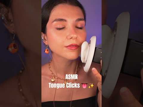 ASMR Tongue clicks 👅 (echo) #asmr #shorts #clicks