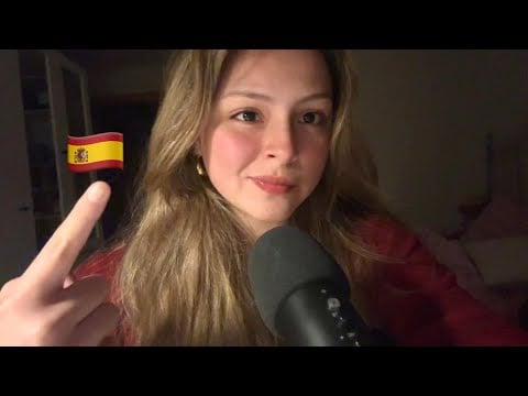 ASMR teaching some Spanish 