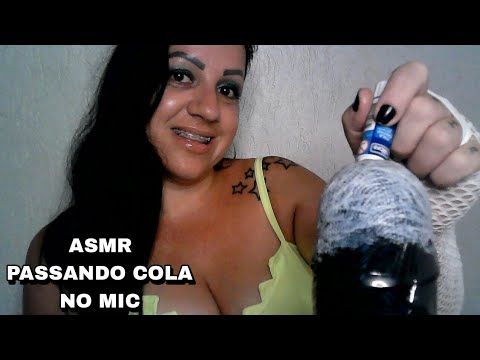 ASMR-PASSANDO COLA NO MIC #asmr #rumo1k #asmreating #arrepios