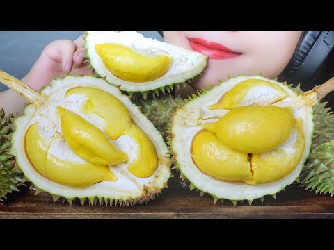 ASMR EATING MINI THAILAND DURIAN EATING SOUNDS LINH ASMR