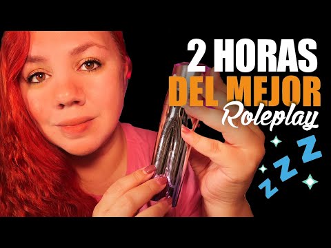 ASMR 2 Horas de Los Mejores FACIALES para DORMIR ROLEPLAY
