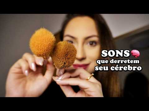 ASMR Sons Intensos e Relaxantes para Dormir (pincel na tela e no Tascam)