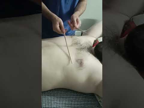 Relaxing massage with tickling for chest, arms and abdomen #satisfying #relaxing #asmr #shorts
