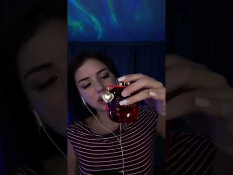 ASMR perfume opening #asmr #tingles #mouthwhisper #asmrvideos