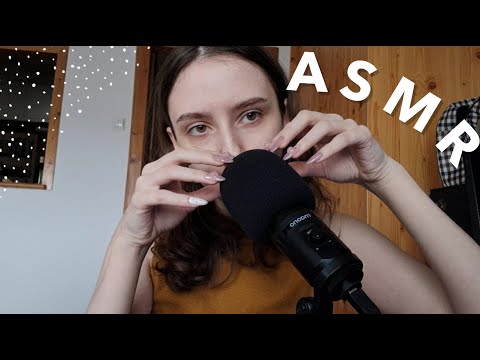 Nail applying, scratching and tapping on phone ASMR
