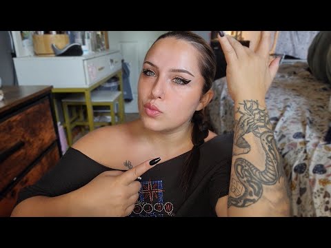 ASMR- Tattoo Tracing & Dry Skin Scratching 💖