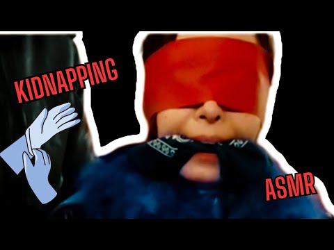 ASMR KIDNAPPING PREVIEW! A CYBER STORY - LEATHER GLOVES - BANDANA - FEATHERS
