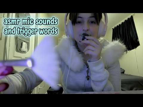 Close-Up Fluffy Mic Rubbing & Mouth Sounds for Deep Sleep
