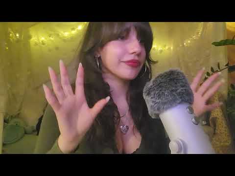 ASMR ♡ mic triggers, mouth sounds, hand movements galoreee
