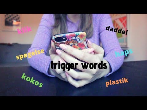 ASMR • Danish trigger words