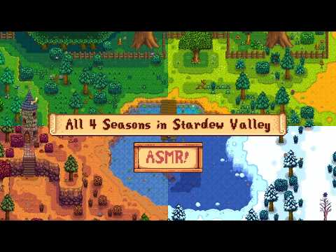 Stardew Valley ASMR That Will Put You to Sleep 🍀🌞🍂❄️ Close Up Ear to Ear Whispering