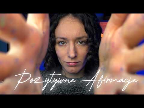 Pozytywne afirmacje na ukojenie myśli 💫 | ASMR po polsku (szept, hand movements)