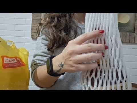 ASMR compras no mercado livre / tapping