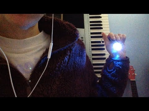 asmr fast eye test (lights, blinking)