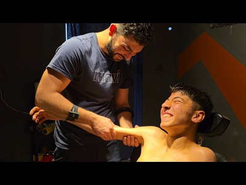 ASMR BERBER WAS HYPNOSIS WITH BODY MASSAGE /WHISPERED SLEEP SOUNDS /HEAD MASSAGE
