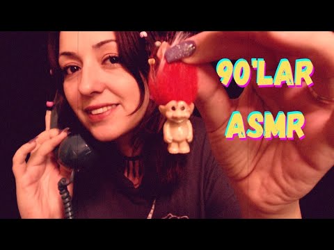 ASMR | 90'lar ROLEPLAY | Arkadaşın Yatıya Geliyor | Triggerlar | ASMR Türkçe