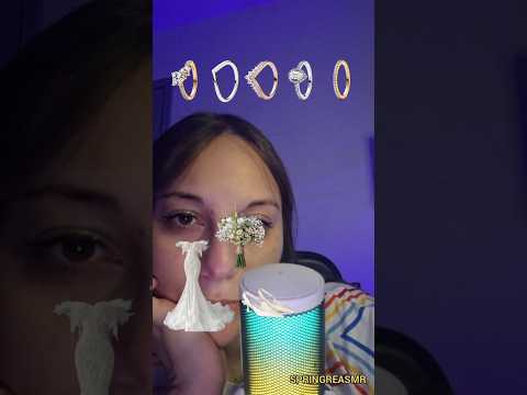 ASMR | Montando o look de casamento 💐 #relaxing