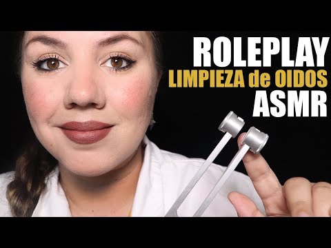 👂 Limpieza de Oídos Binaural 👂 ASMR ESPAÑOL ROLEPLAY Medico