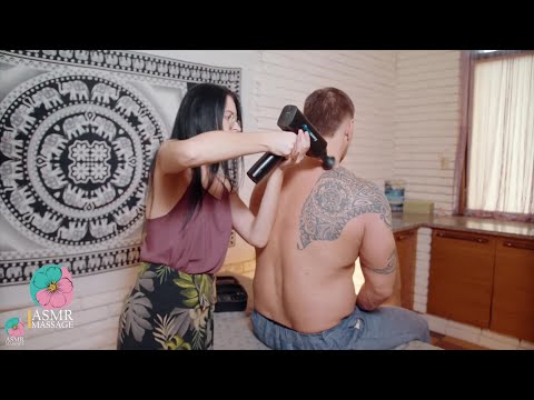 Hand-Soothed ASMR Massage Using Tools
