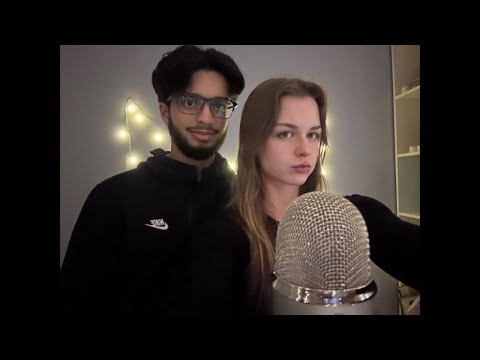 My boyfriend tries asmr!