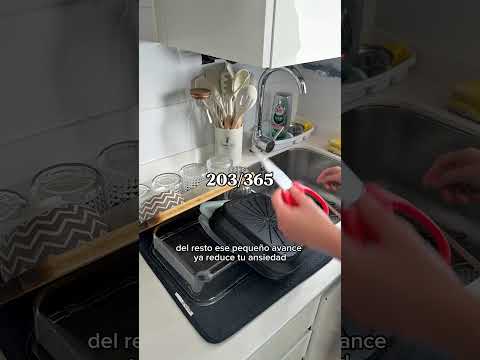 El truco de los 5 minutos para ordenar 🧹 203/365 ✨ #cleaning #cleaningmotivation #orden #shorts