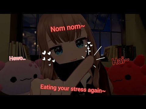 Eating your negative energy again~! (chewing, licking, nomming) | VRChat ASMR
