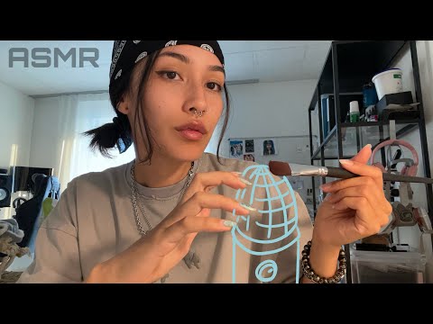 ASMR BUT THE MIC IS INVISIBLE ☆ (mic triggers, brush, mouth sounds, more)